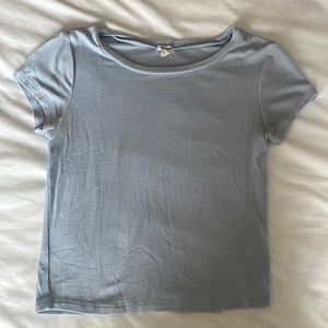 Garage baby blue tee